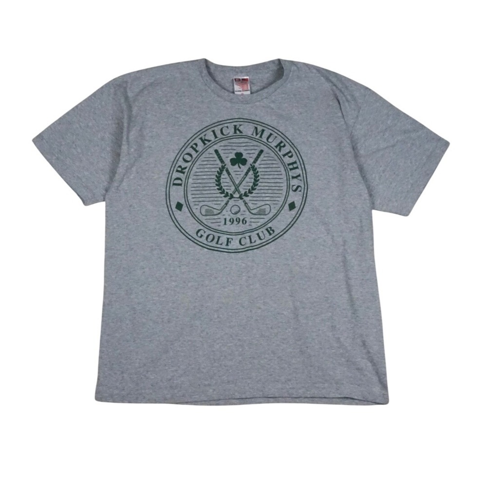 Vintage Dropkick Murphys Golf Club Tee XL Gray‎ Bayside Made in USA 1996